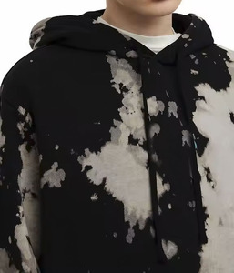 Sudaderas con Capucha Tie Dye para Hombre al por Mayor, Bordadas, 100% Algodón, Forro Polar Ligero, Cómodas, Antiarrugas, de Secado Rápido y Transpirables - Product Image 4