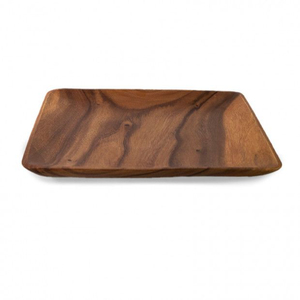 Oval Wooden Serving <b>Plate</b> Handmade Polished Wabi Sabi Design Solid Color Dishes & <b>Plates</b> Round <b>Plate</b> Stylish <b>plate</b> - Product Image 2