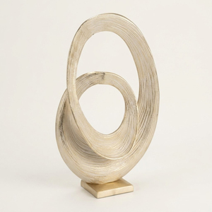 Estatua de hoja de metal hecha a mano, figura de pluma plateada, adorno para el hogar, decoración para sala de estar, hotel, escritorio, a un precio excelente. - Product Image 3