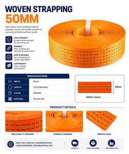 Sangle en polyester OEM ODM de 2 pouces, robuste, pour harnais de sécurité et protection antichute, fabrication sur mesure en couleur personnalisée - Product Image 4