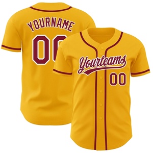 Camiseta de Béisbol Personalizada para Hombre, Amarillo Verde, Manga Corta, Transpirable, con Nombre del Equipo Impreso, Cierre de Botones, Corte Regular, Ropa para Adultos - Product Image 6