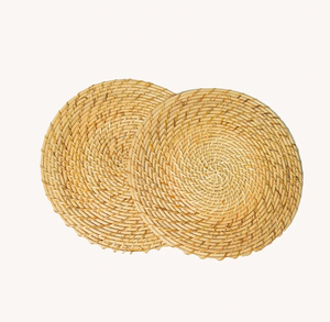 Rattan Trivets Pot Holder Placemat Rattan Placemats Trivets Home Wedding <b>Dinner</b> <b>Table</b> Decoration Item - Product Image 2