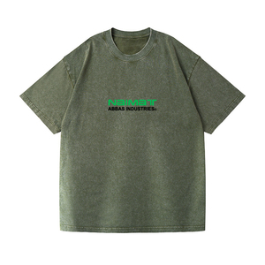 Camiseta de Algodón Extra Grande de Naimat Abbas Industries para Hombre, Casual, de Manga Corta, Cuello Redondo, Diseño con Letras Estampadas en la Parte Delantera - Product Image 2