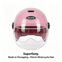 Équipement de protection pour la conduite, casque de moto ouvert de luxe, matériau ABS, ventilation, design léger, toutes saisons, pour les navetteurs