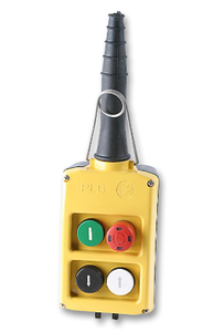 CMK 6 <b>Button</b> Pendant Control Station-4 Mechanical <b>Push</b> <b>Button</b> Control Pendant IP55 5A 120V Neoprene Industrial <b>Switch</b> <b>Buttons</b> - Product Image 2