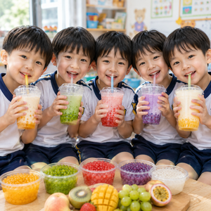 Perlas de Jugo de Miel KEIFU de Taiwán, 500g, Bolas de Boba Instantáneas para Té de Burbujas, Ingredientes para Bebidas OEM/ODM - Product Image 3