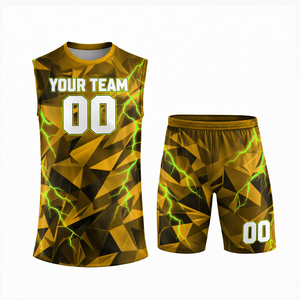 Ensemble de football 7v7 pour hommes adultes, taille plus, léger, respirant, été, 100% polyester, sublimé, personnalisé - Product Image 5