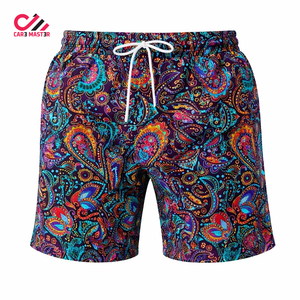 Shorts de Baño Casuales de Verano para Hombre, Cintura Elástica, 100% Poliéster con Malla, Shorts de Playa con Cordón de Nylon, Shorts Deportivos para Correr - Product Image 6