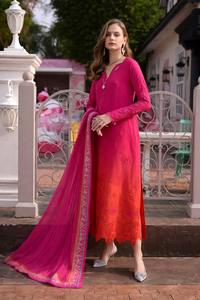 Formal Wear Embroidered Lawn Suit Pakistani Ethnic <b>Dress</b> for Women Stylish Dupatta Unstiched Wrinkle Free Quick Dry Wedding - Product Image 2