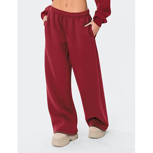 Pantalon de jogging décontracté vintage pour femme, coupe droite classique, taille ajustable, 100 % coton, séchage rapide, chevilles resserrées, idéal pour l'été - Product Image 3