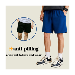 Pantalones cortos cargo de algodón para hombre - Product Image 3