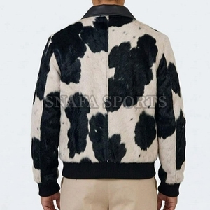 Latest Design Men Cowhide Leather <b>Jacket</b> Factory Made Genuine Cowhide Custom Design <b>Biker</b> Clothing OEM Manufacturer - Product Image 2