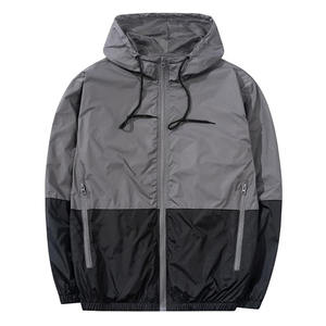 Veste coupe-vent d'été 2026 tendance grande taille à col roulé et fermeture éclair pour homme, style streetwear hip-hop - Product Image 1