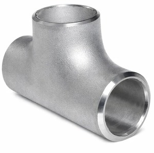 Raccord en T sans soudure en acier inoxydable 304L SCH10 ANSI ASME B16.9 de 1/2 pouce DN15, à souder bout à bout, 3 voies égal, basse pression, OEM - Product Image 1