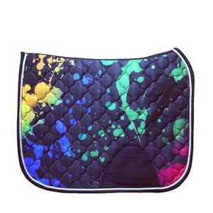 <b>Top</b> Trending Custom Sublimation Dressage Satin Saddle Pads Jumping Numnah Equestrian <b>Riding</b> Equine Accessories <b>Horse</b> Tack - Product Image 1
