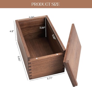 Natural Wooden Sliding Lid Storage <b>Box</b> Simple Design Decorative <b>Box</b> Wholesale Factory Price for Retailers and Online Sellers - Product Image 3