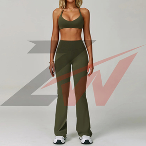 Ensembles de yoga pour femmes, vêtements de fitness, soutiens-gorge de sport pour femmes, vêtements de sport actifs, tenue de sport 2 pièces pour le yoga - Product Image 3
