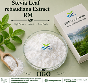 HGO Suministro directo de fábrica Extracto de hoja de Stevia rebaudiana natural (grado alimenticio) Especificación RM 95% (extracto estandarizado) - Product Image 1