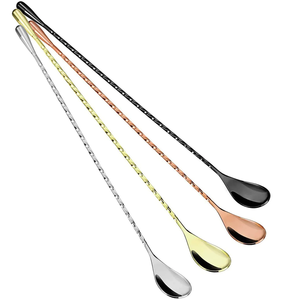 Cuillère à cocktail en acier inoxydable de qualité supérieure, outil de bar à prix abordable - Product Image 4