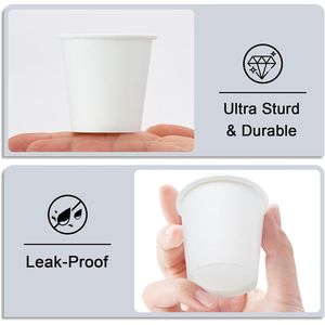 Set da 300 Pezzi di Bicchierini Monouso Bianchi da 3 oz, Mini Bicchieri per Collutorio, Bicchierini da Bagno da 3 Once - Product Image 2