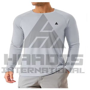 เสื้อยืดแขนยาวผู้ชาย คุณภาพดี สั่งทำได้ สีพื้น เสื้อยืดแขนยาวสไตล์สตรีทแวร์ - Product Image 1