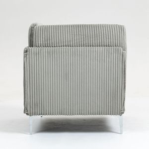 Divano Componibile Grigio con Modulo Angolare e Modulo Centrale per Soggiorno - Product Image 6