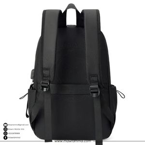 Customized Nylon Laptop <b>Backpack</b> with Multiple Pockets and Dual Bottle Holders for <b>College</b>, School, Office & Travel Mawra Bag - Product Image 3