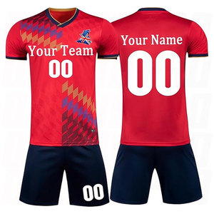 Maillots de football personnalisés pour hommes, femmes, enfants et adultes, uniformes de football personnalisés, maillots d'équipe, kits de football avec nom et numéro personnalisés - Product Image 1