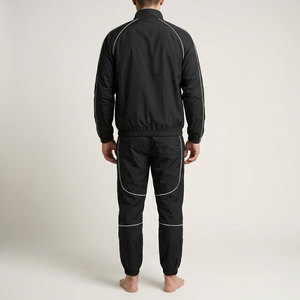 Embroidered Zip up Casual Mens Tracksuits Set Sports Zip up Long Sleeve Sweatsuits Jacket Pants 2 Piece Running Outfits - Product Image 2