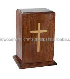 Urnes de crémation en bois de conception unique pour adultes Urnes funéraires Urnes funéraires taille personnalisée Fournitures funéraires - Product Image 3