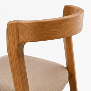 Juego de Comedor Redondo de Madera de Teca Premium ARTERRA, Mesa Moderna con Sillas Tapizadas para Casa, Villa y Cafetería - Product Image 5