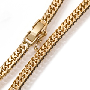 Collier en or Au750 du Japon, 50 cm, 20 g, K18 6DCW, chaîne gourmette, collier en or massif 18 carats, chaîne en gros, bracelet - Product Image 6