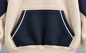 Sweat-shirt à capuche pour homme, à blocs de couleur, à manches longues, décontracté, avec poche kangourou - Product Image 6