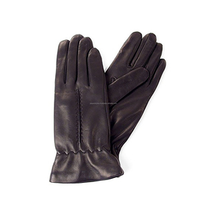 Gants de conduite vintage en cuir souple, gants de course sans doigts en cuir de vachette, logo personnalisé au prix d'usine - Product Image 6