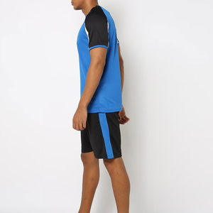 Ensemble décontracté respirant pour homme : T-shirt et short deux pièces, survêtement à manches courtes, personnalisable - Product Image 2