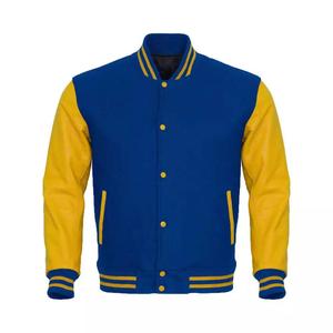 Chaqueta Universitaria Personalizada al por Mayor, Chaquetas Universitarias Bordadas con Estampado Personalizado de Alta Calidad, Chaqueta Universitaria de Béisbol Unisex - Product Image 3