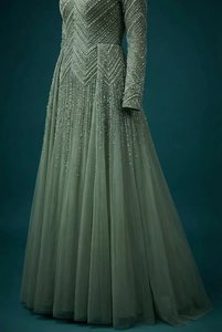 ชุดราตรีประดับลูกปัดทำมือสุดหรูสำหรับผู้หญิง |   ชุดเดรสปาร์ตี้คอวีแขนยาว |   ชุดสูทสั่งตัดขายส่ง - Product Image 3