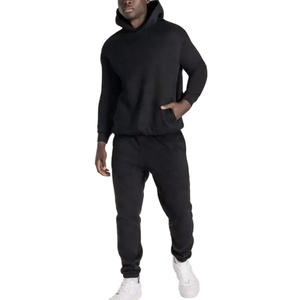 Personalizado 100% algodón invierno entrenamiento Jogging chándales hombres alta calidad antiarrugas transpirable polar sudaderas con capucha sólido - Product Image 5