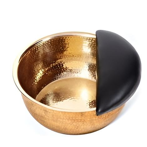 Élégant seau de pédicure en acier pour spa, bain de pieds massant fait main, meilleur prix - Product Image 1