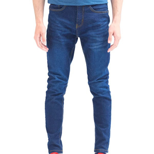 Pantalones Vaqueros de Mezclilla para Hombre, Estilo Urbano, Otoño, Sólidos, Casuales, Cómodos, Elegantes, Transpirables, 100% Algodón - Product Image 1