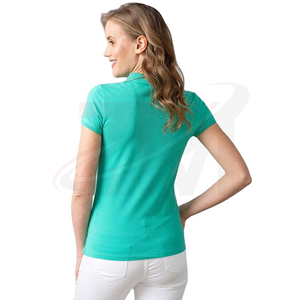 Camisetas Polo para Mujer, 100% Algodón Piqué, Calidad Premium, Transpirables, Suaves, con Logotipo Personalizado, Manga Corta, Uniformes Casuales - Product Image 3