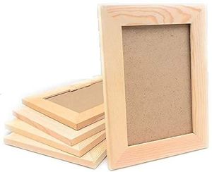 H a CRAFT Wooden Foldable Wall Photo <b>Frame</b> with UV <b>Printing</b> Modern Design Rectangle Vertical Orientation - Product Image 4