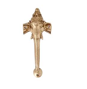 Poignée de porte en laiton, poignée de porte principale, finition brun antique, robuste, design classique, standard - Product Image 1
