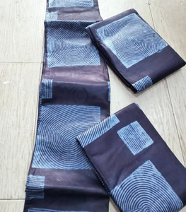 Tissu en coton mélangé imprimé wax africain Gaborone 2025 de qualité export avec motif en maille pour la mode féminine - Product Image 5