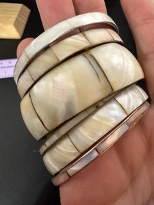 India Fashion Bangles Resin with <b>Metal</b> Bangle Set Fashion Jewelry & Accessories Handmade Direct Factory Sale - Product Image 2