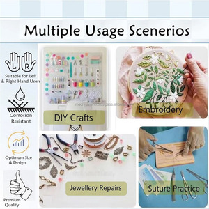 กรรไกรไอริส ชุด 5 ชิ้น ขนาด 4.5 นิ้ว ปลายแหลมตรง อุปกรณ์ผ่าตัด ทันตกรรม สัตวแพทย์ ได้รับมาตรฐาน CE ISO รับผลิตแบบ OEM ODM ขายส่ง - Product Image 5