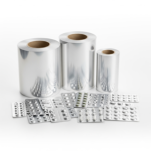 Feuille d'aluminium imprimée de qualité supérieure pour les solutions d'emballage haute barrière des médicaments en comprimés et en capsules, disponible au meilleur prix - Product Image 1
