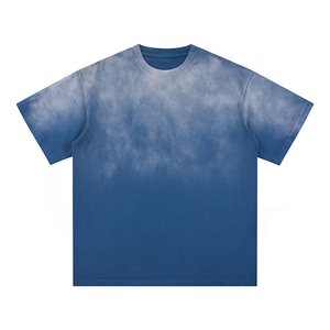 Camiseta Clásica de Skateboard Brooklyn Street para Hombre, Manga Corta, Cuello Redondo, Algodón, Corte Regular, Estilo Urbano, Estampado con Letras - Product Image 1
