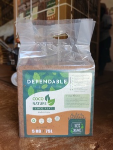 พีทมะพร้าวออร์แกนิกคุณภาพส่งออก บรรจุ 650 กรัม และ 5 กิโลกรัม แบบอัดแน่น ค่า EC ต่ำ สำหรับการเร่งรากตามธรรมชาติ |   ผู้ผลิตและผู้ส่งออก - Product Image 5