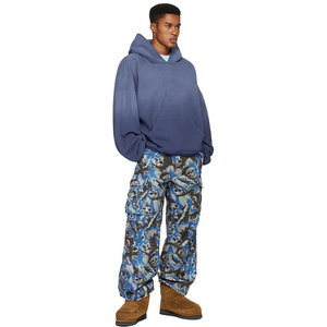 Sudadera con Capucha de Invierno de Diseño Esencial con Pedrería, de 350 Gramos, de Gran Tamaño, Lavada, con Hombros Caídos, de Alta Calidad, Personalizada de Fábrica - Product Image 2